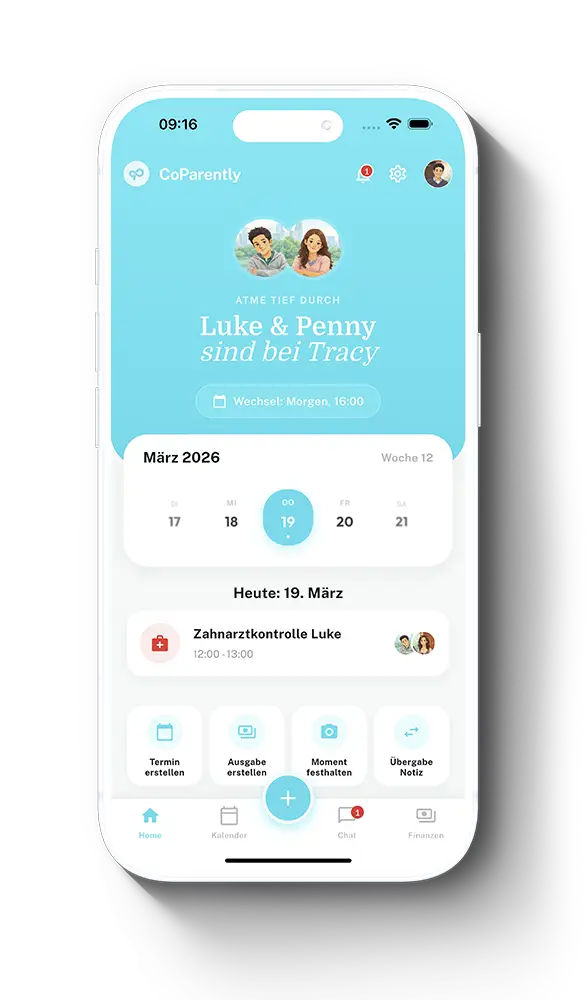 CoParently Dashboard