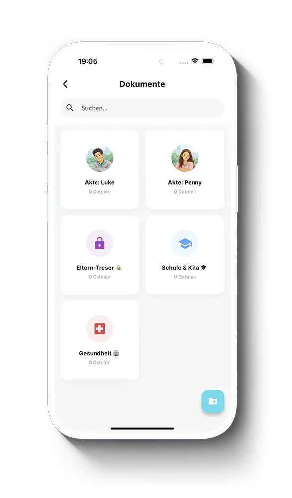 CoParently Dokumenten Tresor