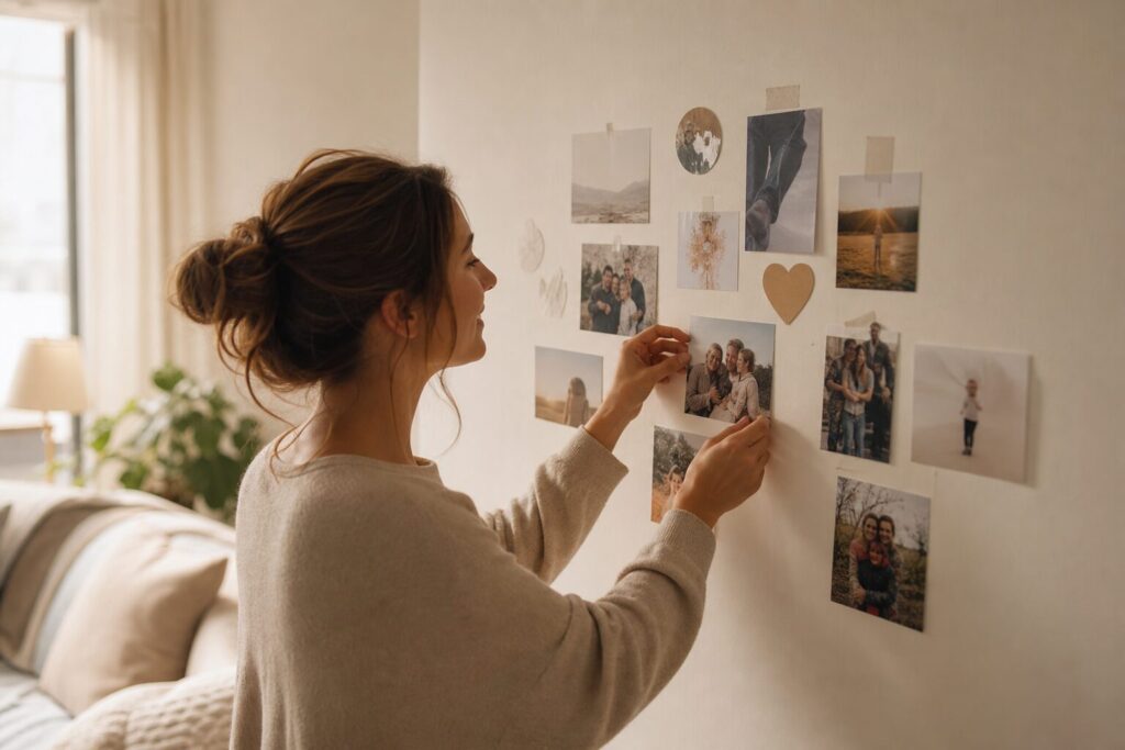 Die ‚Wir‘-Wand: Ein Basteltipp für mehr Geborgenheit im Pendel-Alltag