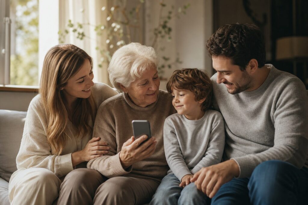 Wenn Oma Kinderfotos postet: Eine gemeinsame Familienregel schützt das Kind
